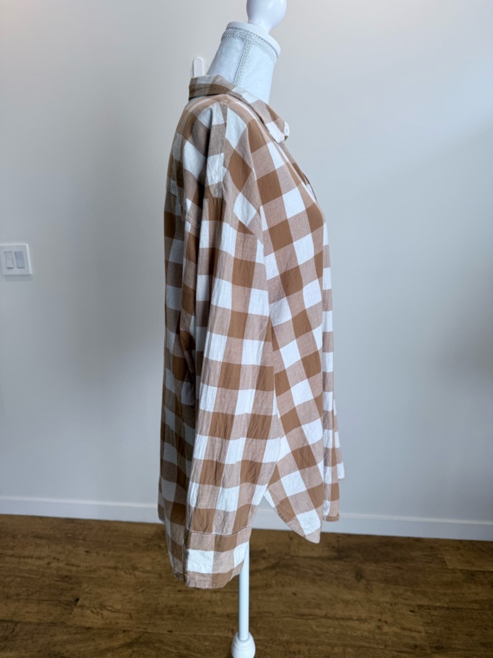 Anthropologie Maeve The Bennet Buffalo Plaid Shirt Size Large Heritage Classic - Picture 5 of 9